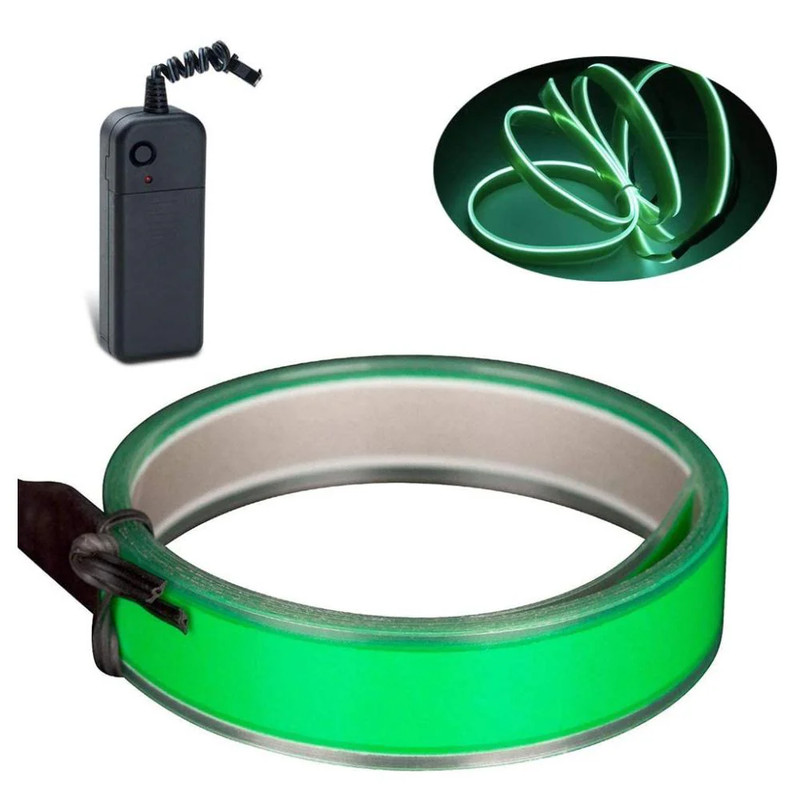 Lychee 1M Neon Glowing Strobing Electroluminescent - Green - إضاءة